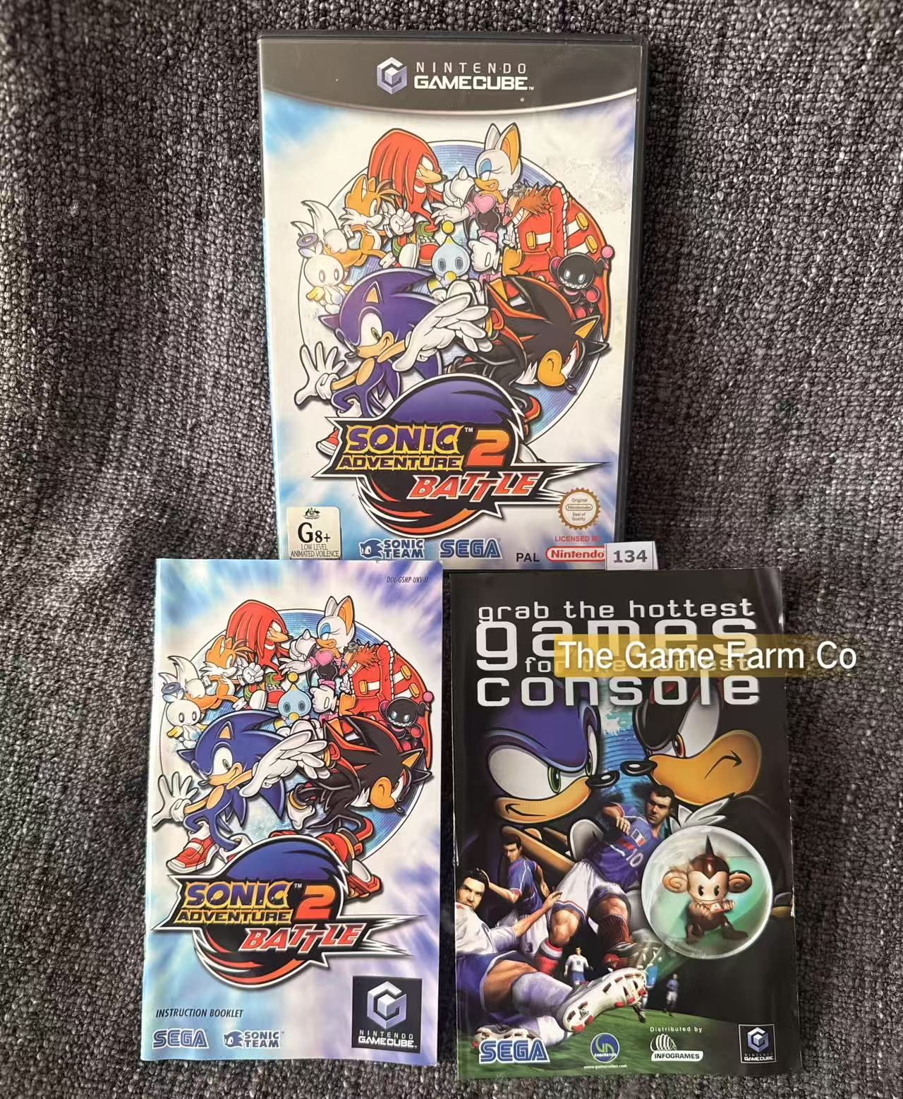 Sonic Adventure 2 Battle Game - Nintendo Gamecube - Pal Version