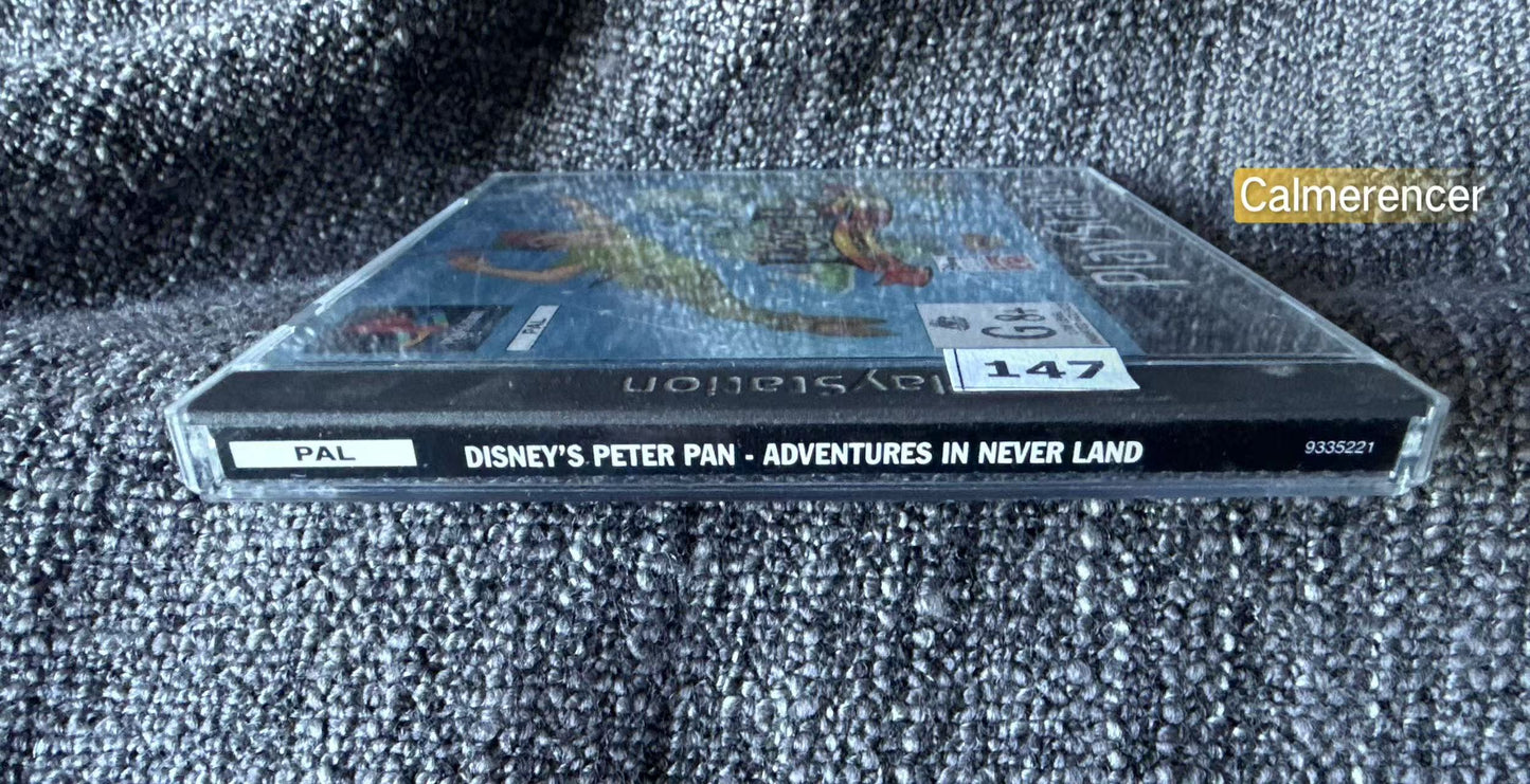 Peter Pan Adventures in Never Land - Sony Playstation One (PS1) Game