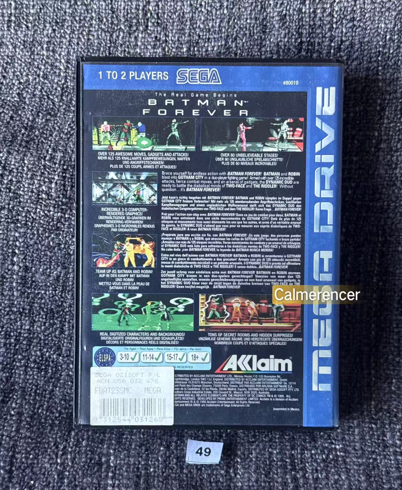 Batman Forever - Game - Sega Mega Drive