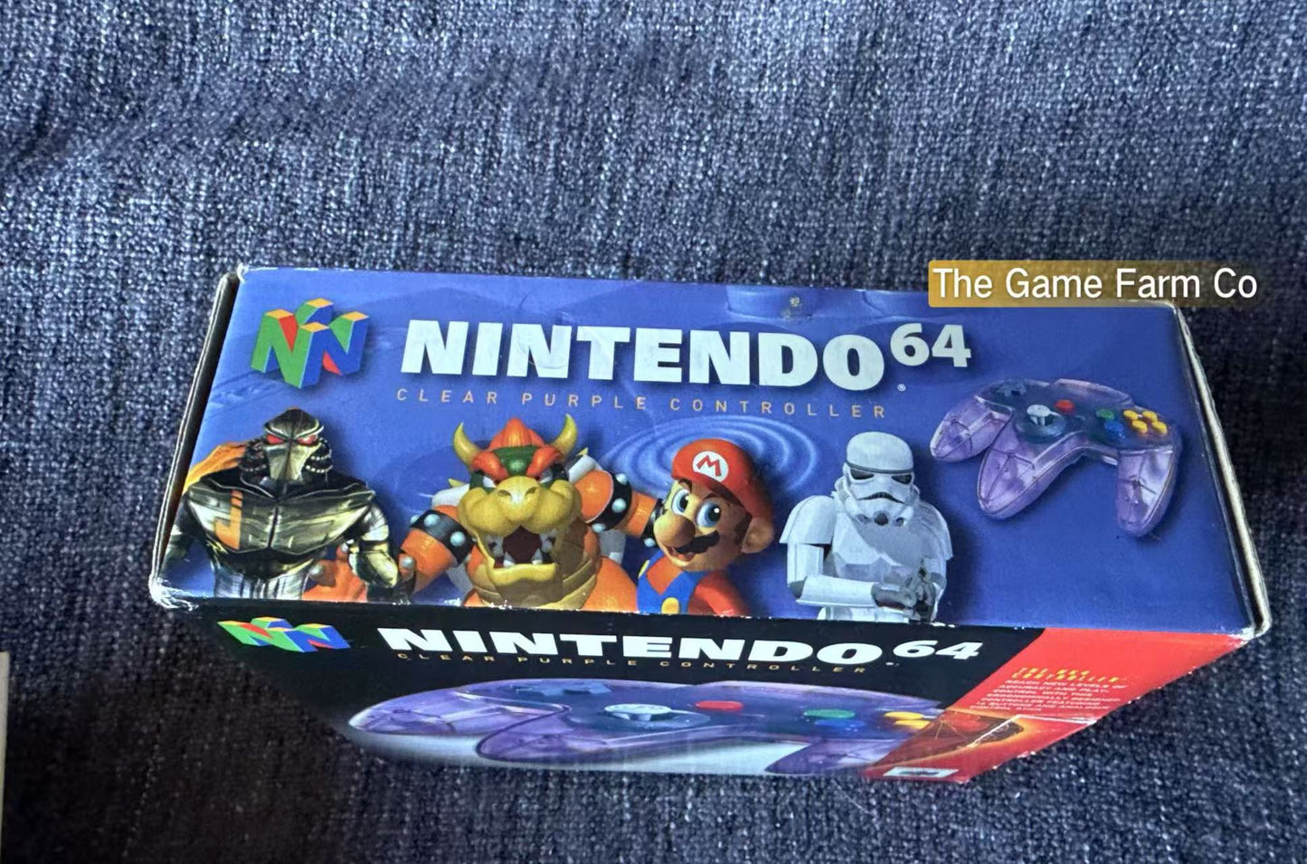 All Genuine Clear Purple boxed  N64 controller in great condition (Nintendo)