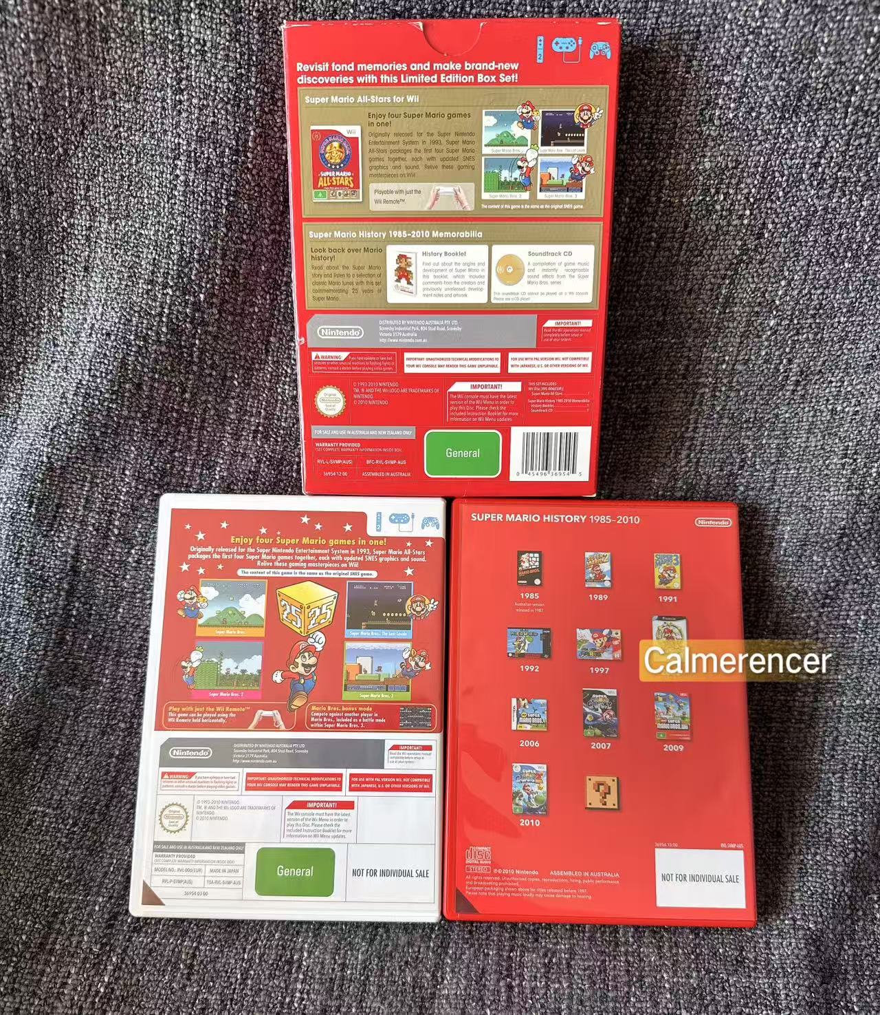 Super Mario All-Stars 25th Anniversary Edition  -  Nintendo Wii game
