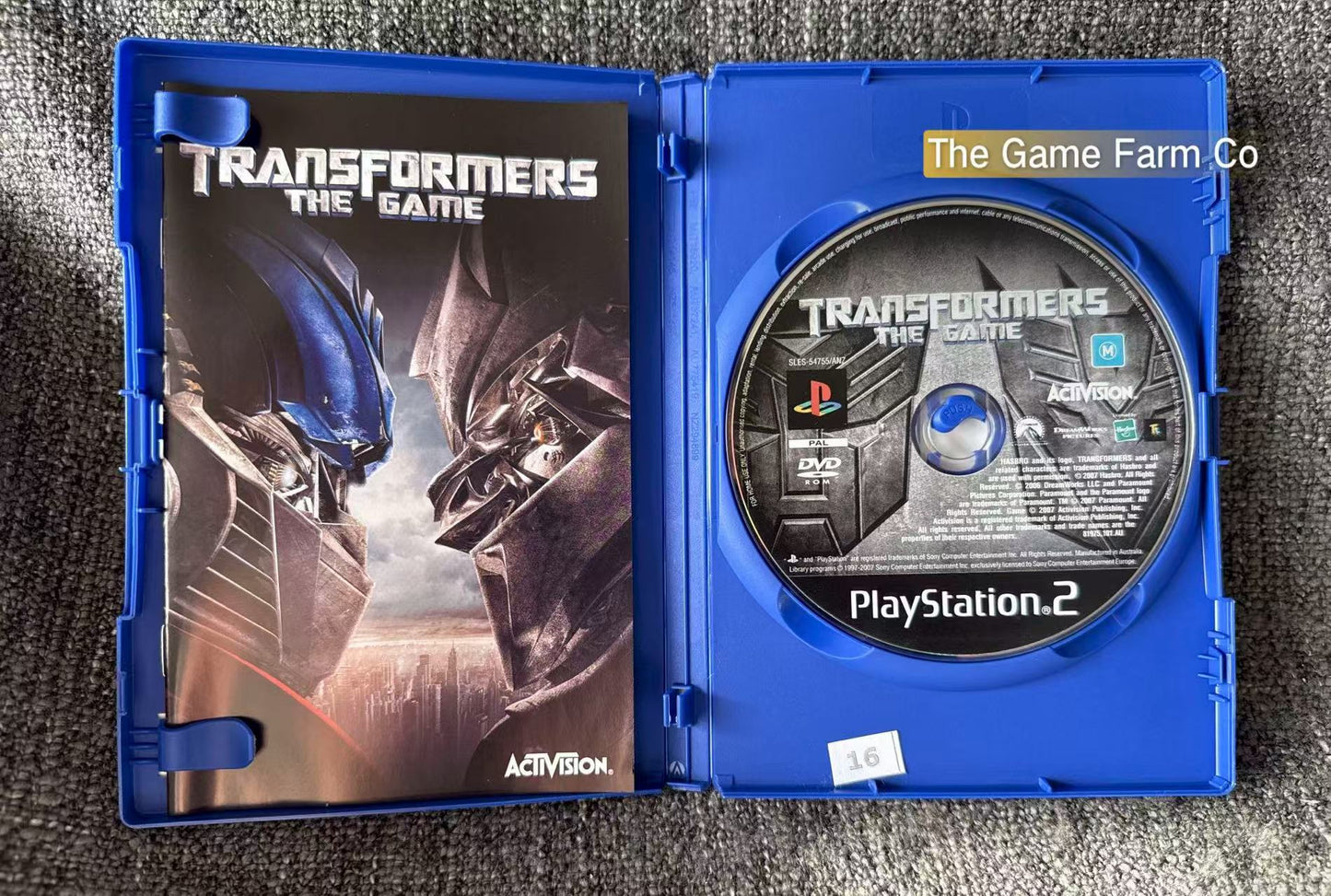 Transformers The Game- Sony PlayStation 2 (PS2)