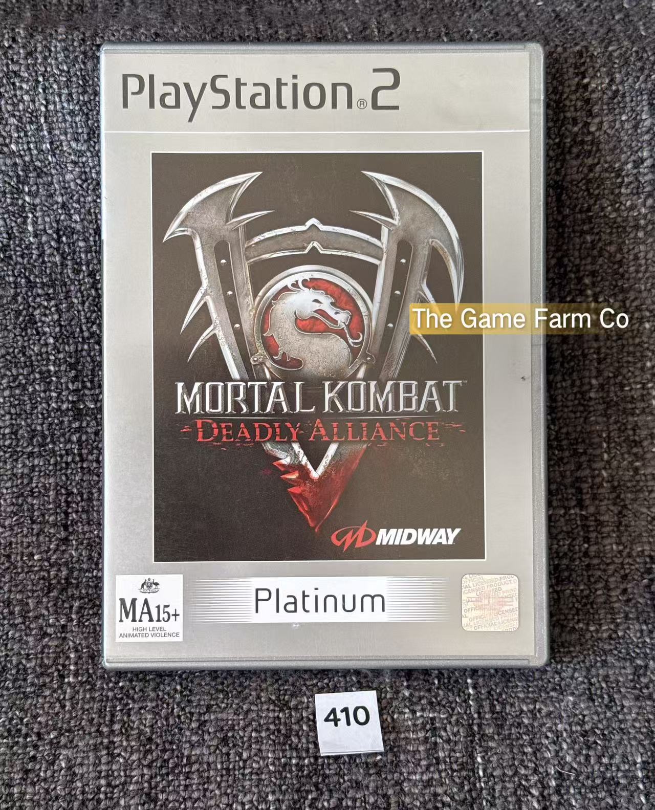 Mortal Kombat: Deadly Alliance PS2 Physical Game CIB PAL Tested