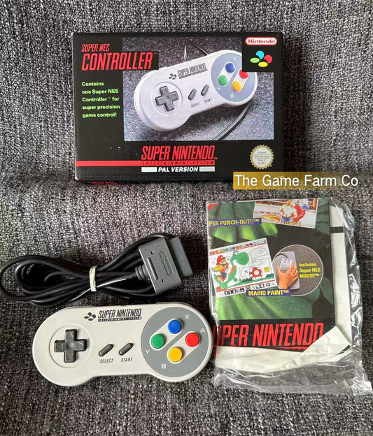 Super Nes Controller Boxed - Genuine Pal - Australian