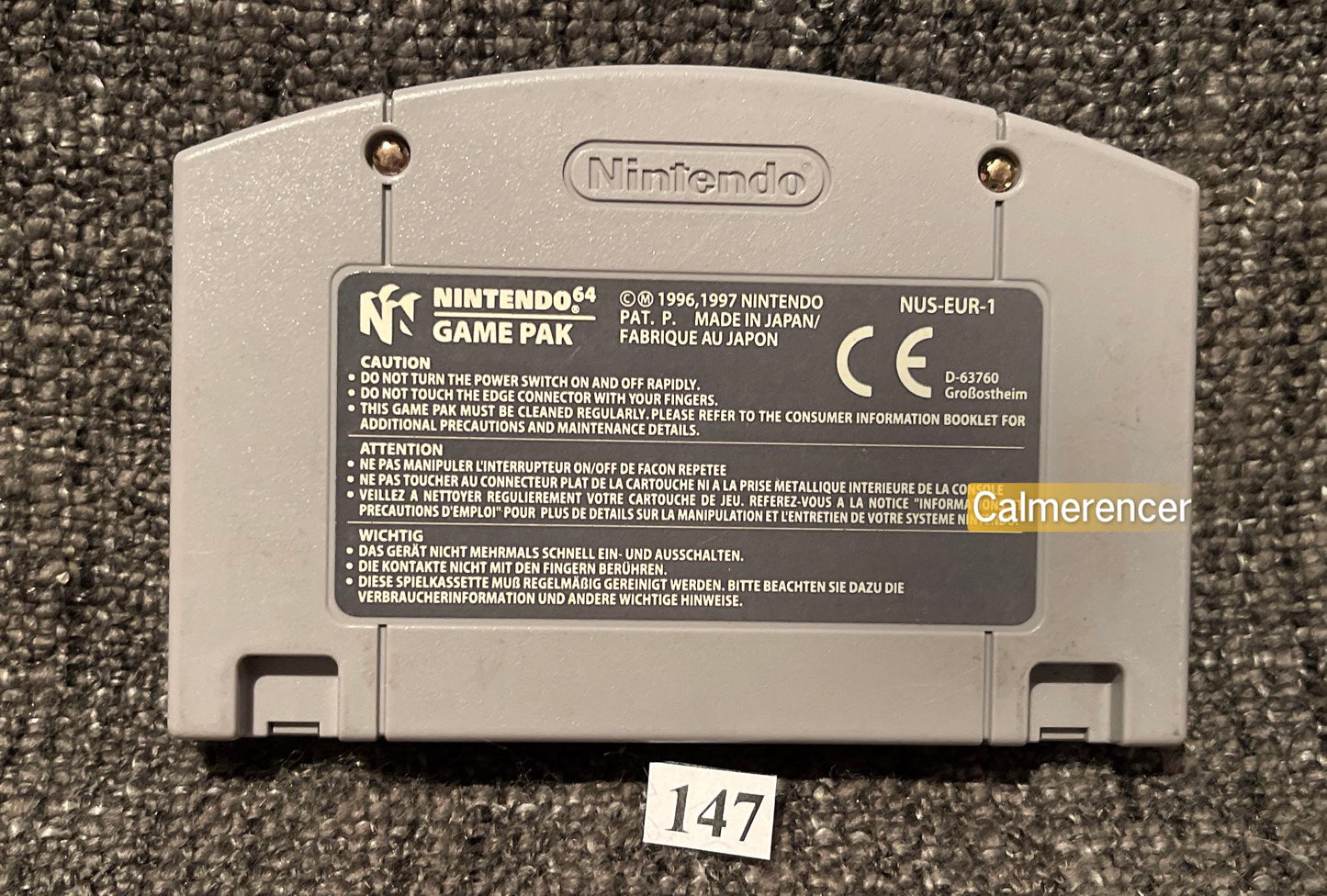 Command & Conquer Game - Nintendo 64 / N64 - Pal Version