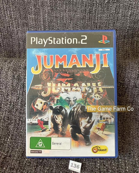 Jumanji Game- Sony PlayStation 2 (PS2)