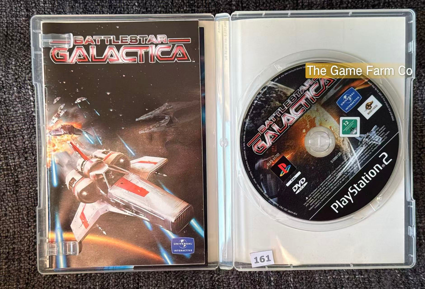 Battlestar Galactica PS2 Physical Game CIB PAL Tested Used