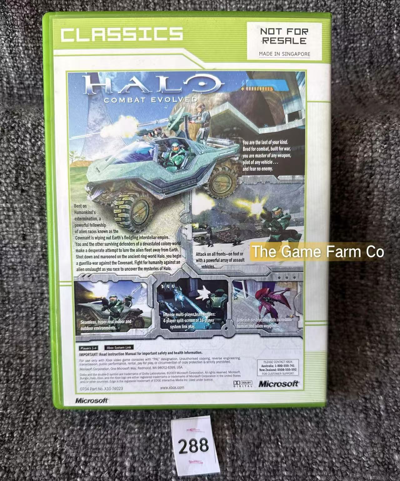 Halo Combat Evolved Game In Excellent Condition Microsoft Xbox Original