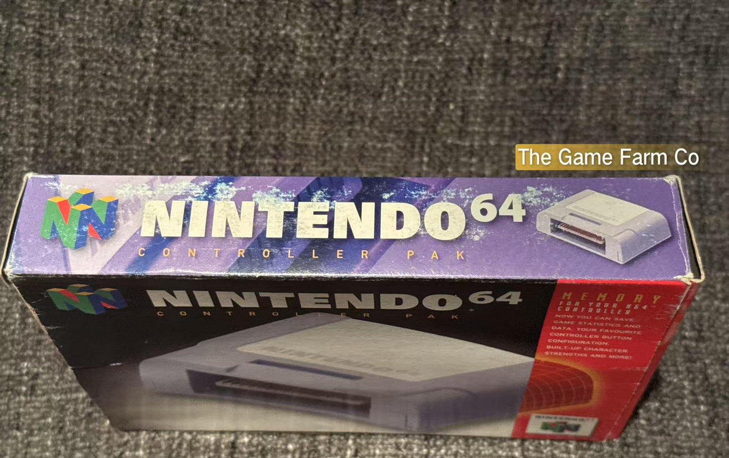 Genuine N64 Memory/Controller Pak Boxed - Pal Version