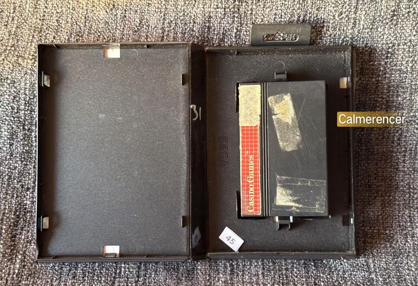Casino Games - No Manual -  Game - Sega Master System