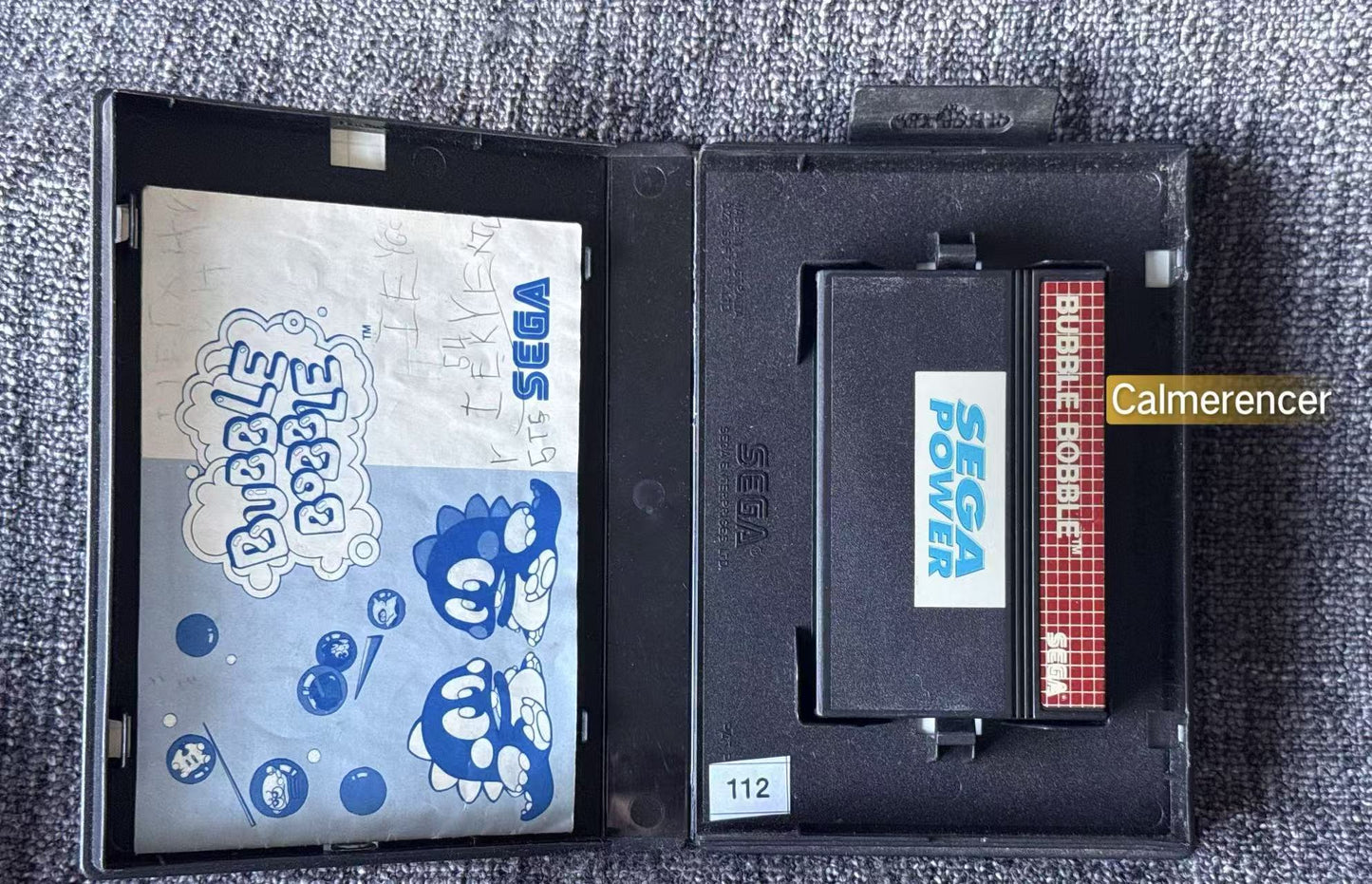 Bubble Bobble Game - Sega Master System