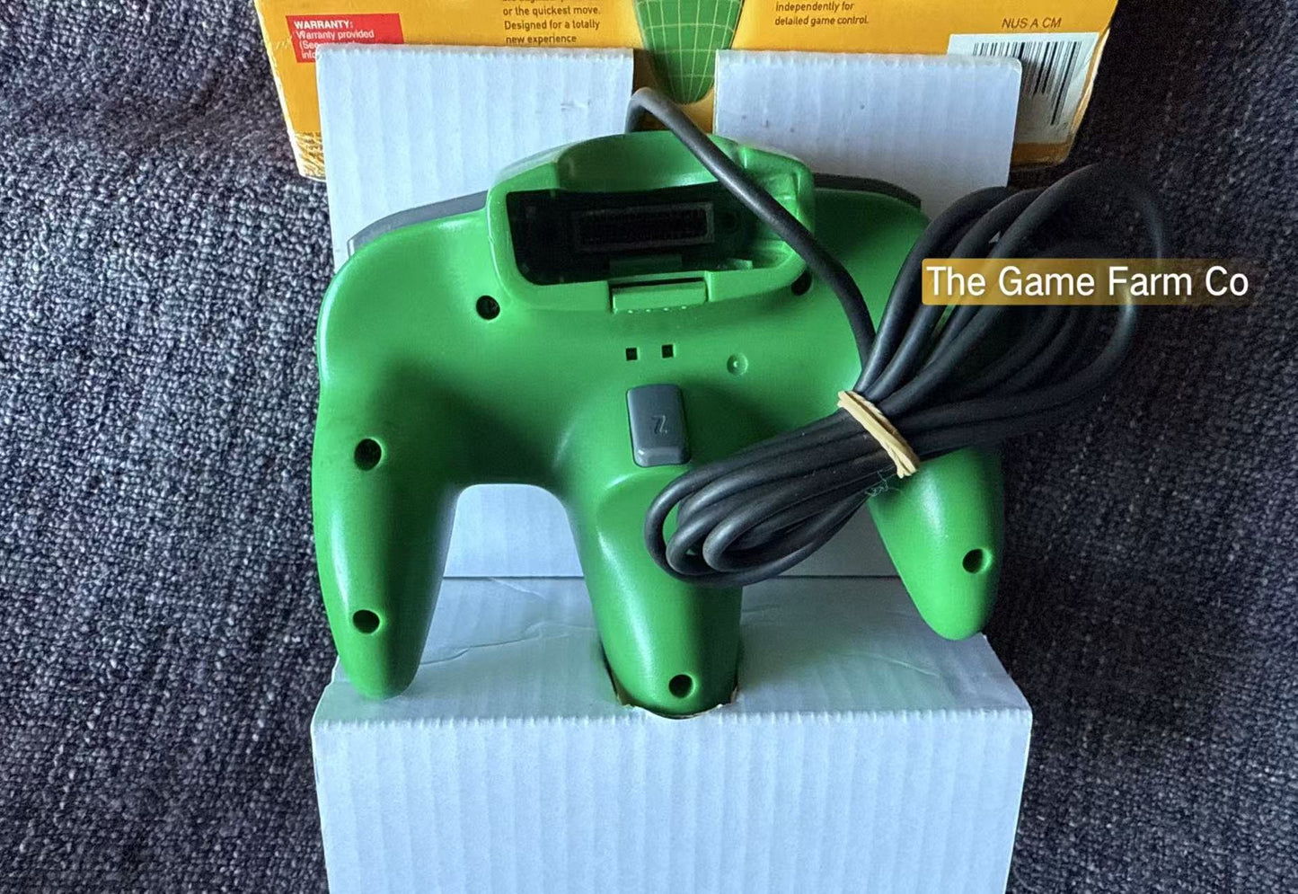 All Genuine boxed Green N64 controller (Nintendo)