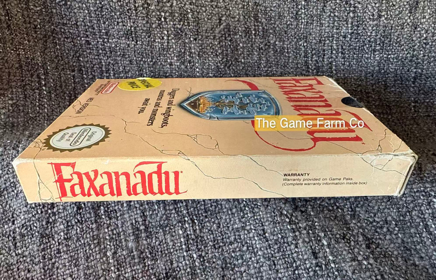 Faxanadu Boxed Game - Nes - Nintendo / Entertainment System - Pal Version