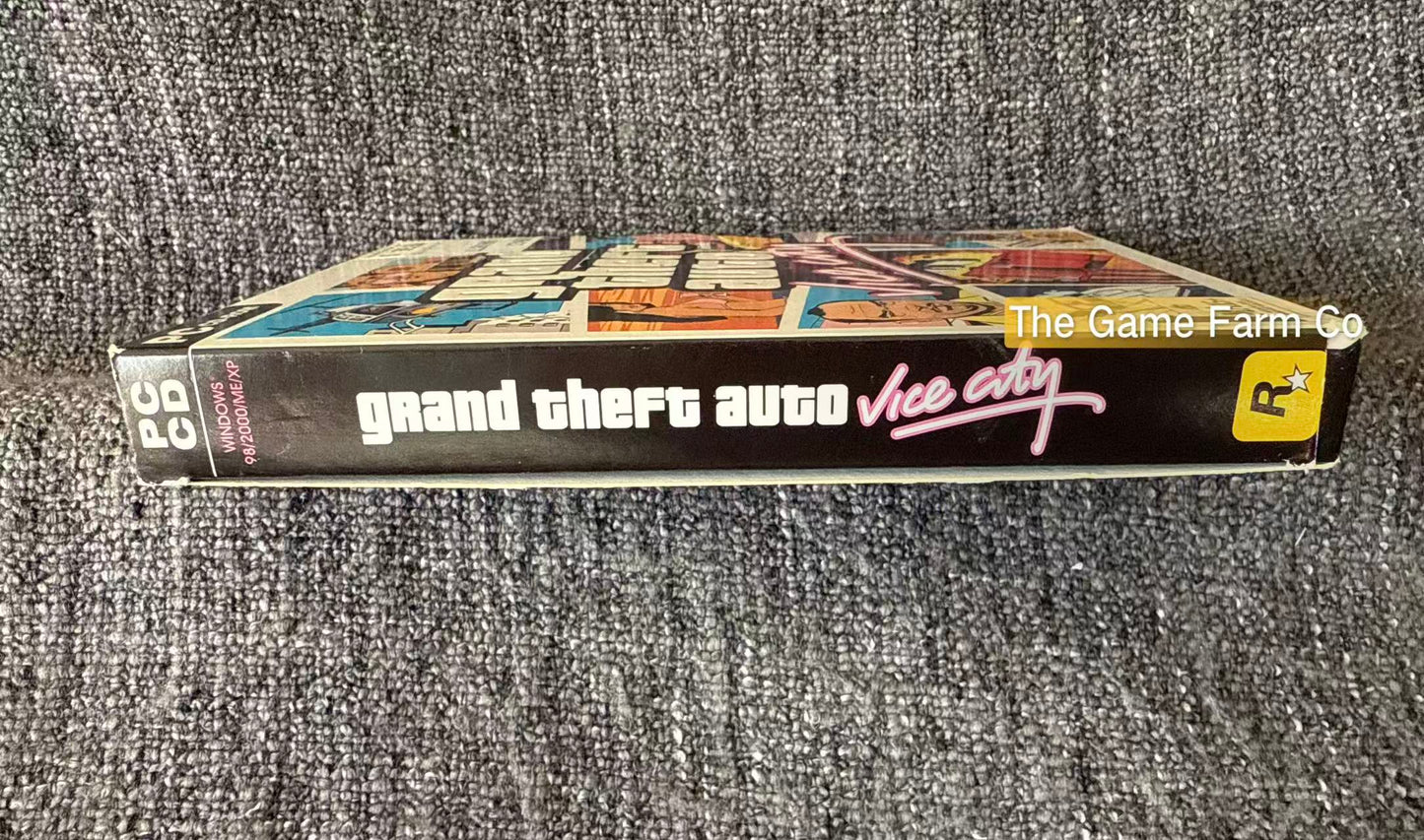 Grand Theft Auto Vice City Boxed Game - PC - CD ROM - Big Box