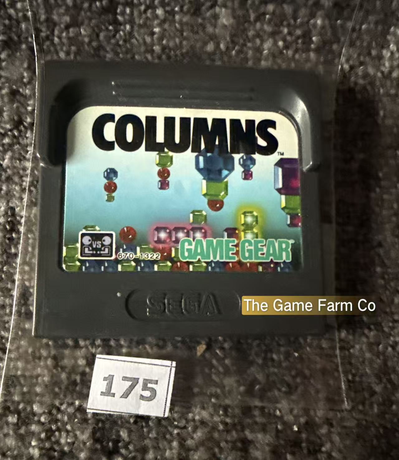 Columns (Sega Game Gear) Authentic PAL Loose Game Cartridge Only