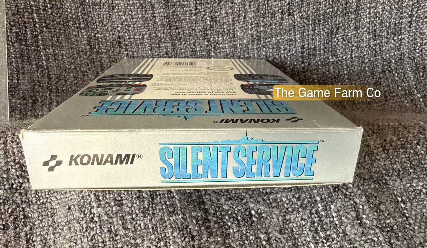 Silent Service Boxed Game - Nes - Nintendo / Entertainment System - Pal Version