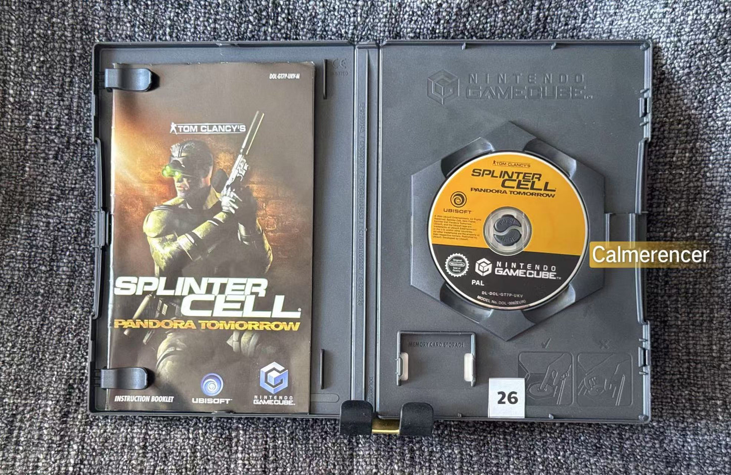 Splinter Cell Pandora Tomorrow Game - Nintendo Gamecube - Pal Version