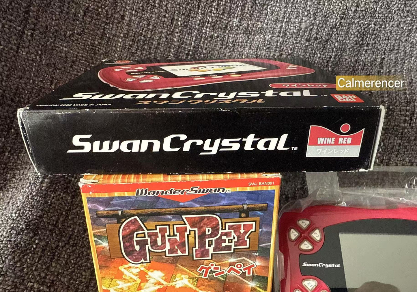 Swan Crystal + Games boxed in Excellent condition handheld Console