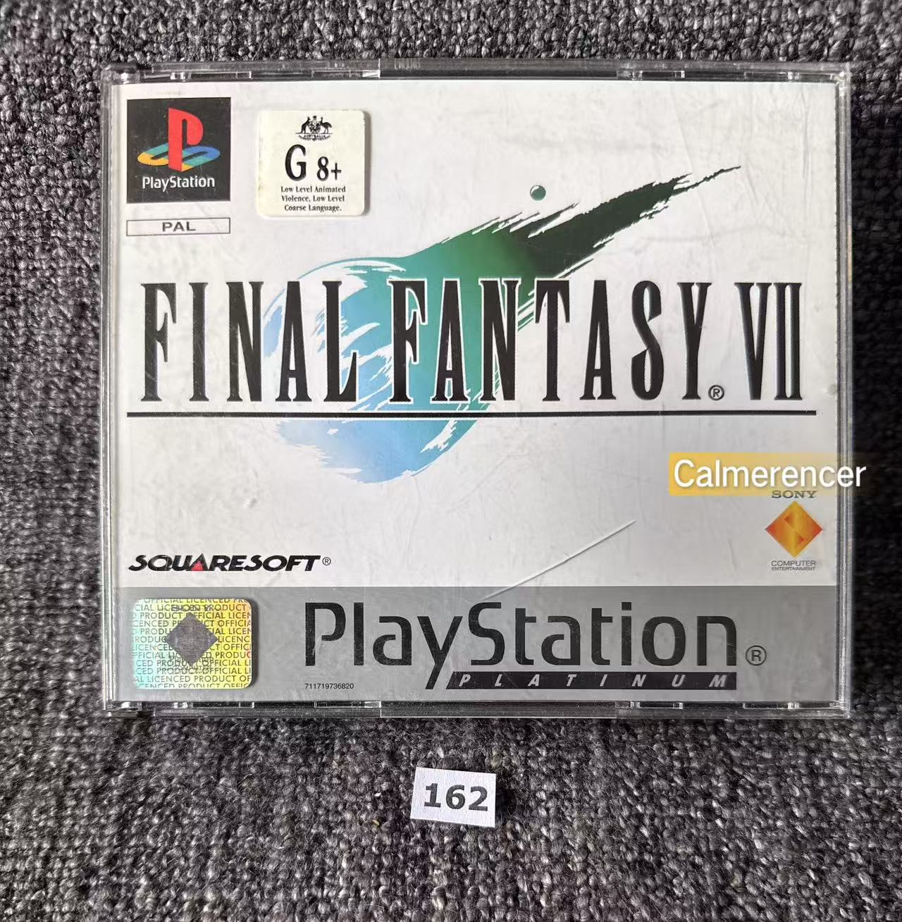 Final Fantasy VII  With FF VIII demo - No manual - Sony Playstation One (PS1) Game