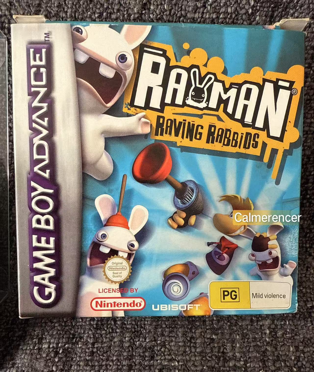 Raymand Raving Rabbids Boxed Game -Nintendo Gameboy Advance GBA - Pal Version