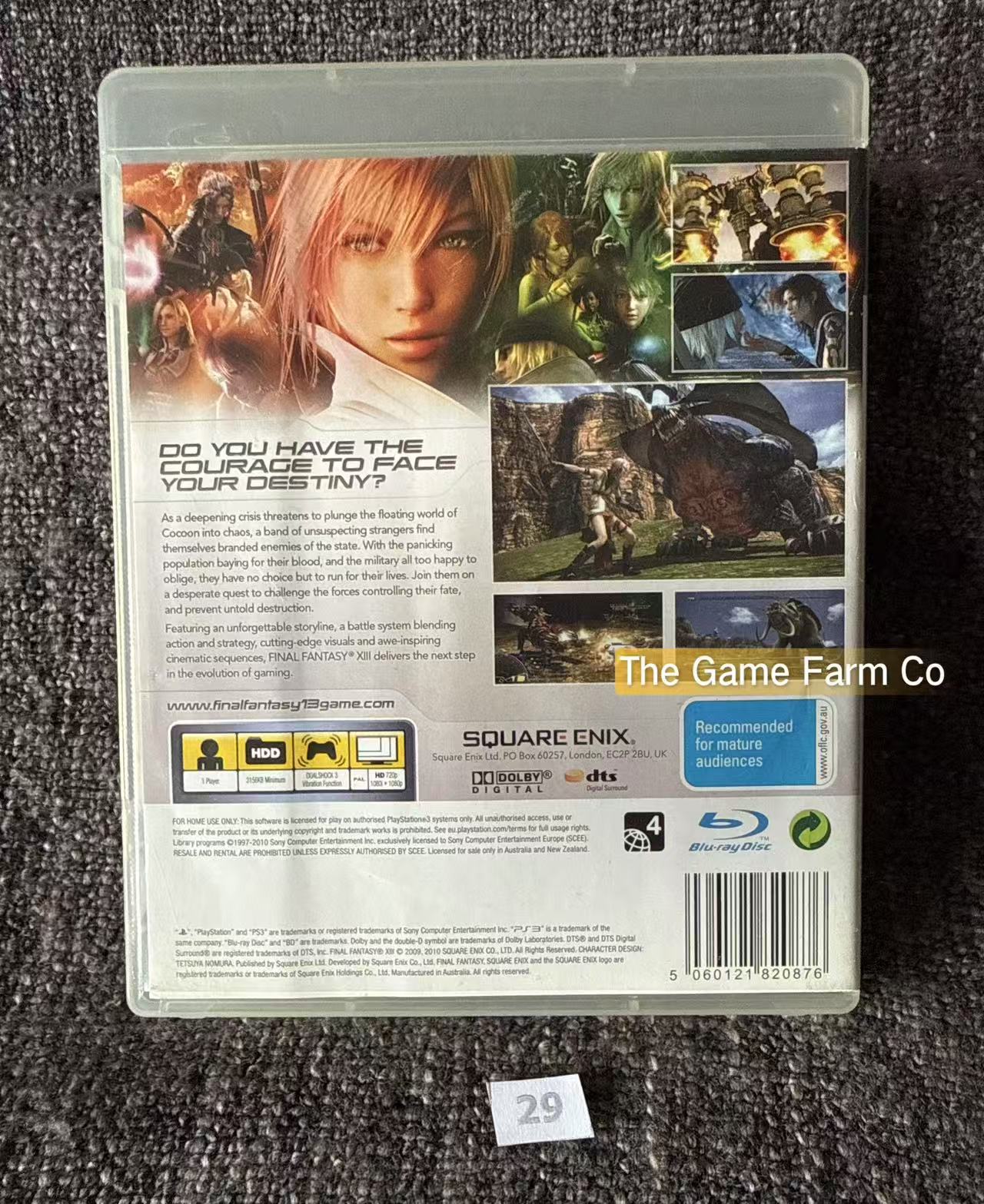 Final Fantasy Xlll  Game - PS3 - Sony Playstation 3