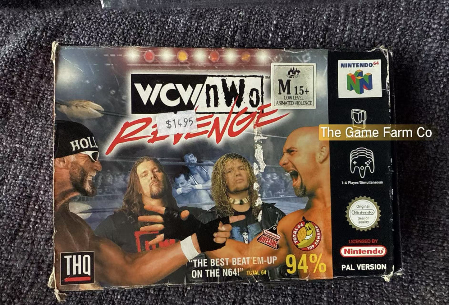 WCW NWO Revenge Game Boxed - Nintendo 64 / N64 - Pal Version