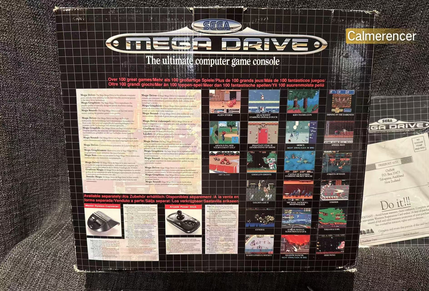 Sega Mega Drive Pal console boxed - Complete in Great condition