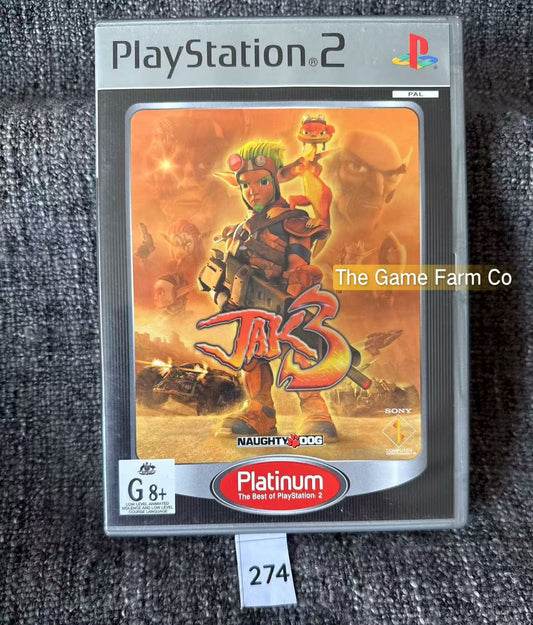Jak 3 Game- Sony PlayStation 2 (PS2)