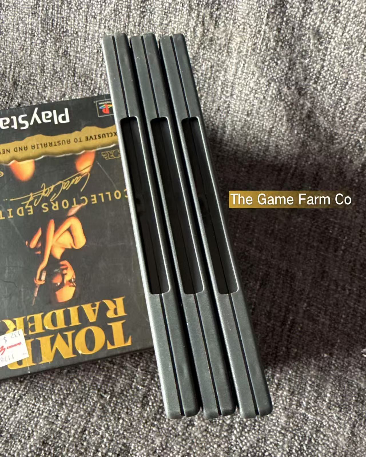 Tomb Raider Collectors Edition Lara Croft In overall Excellent Condition - Sony Playstation One (PS1) Box set Games 1-3