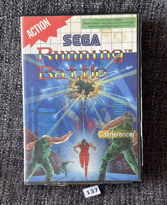 Running Battle  Game - Sega Master System
