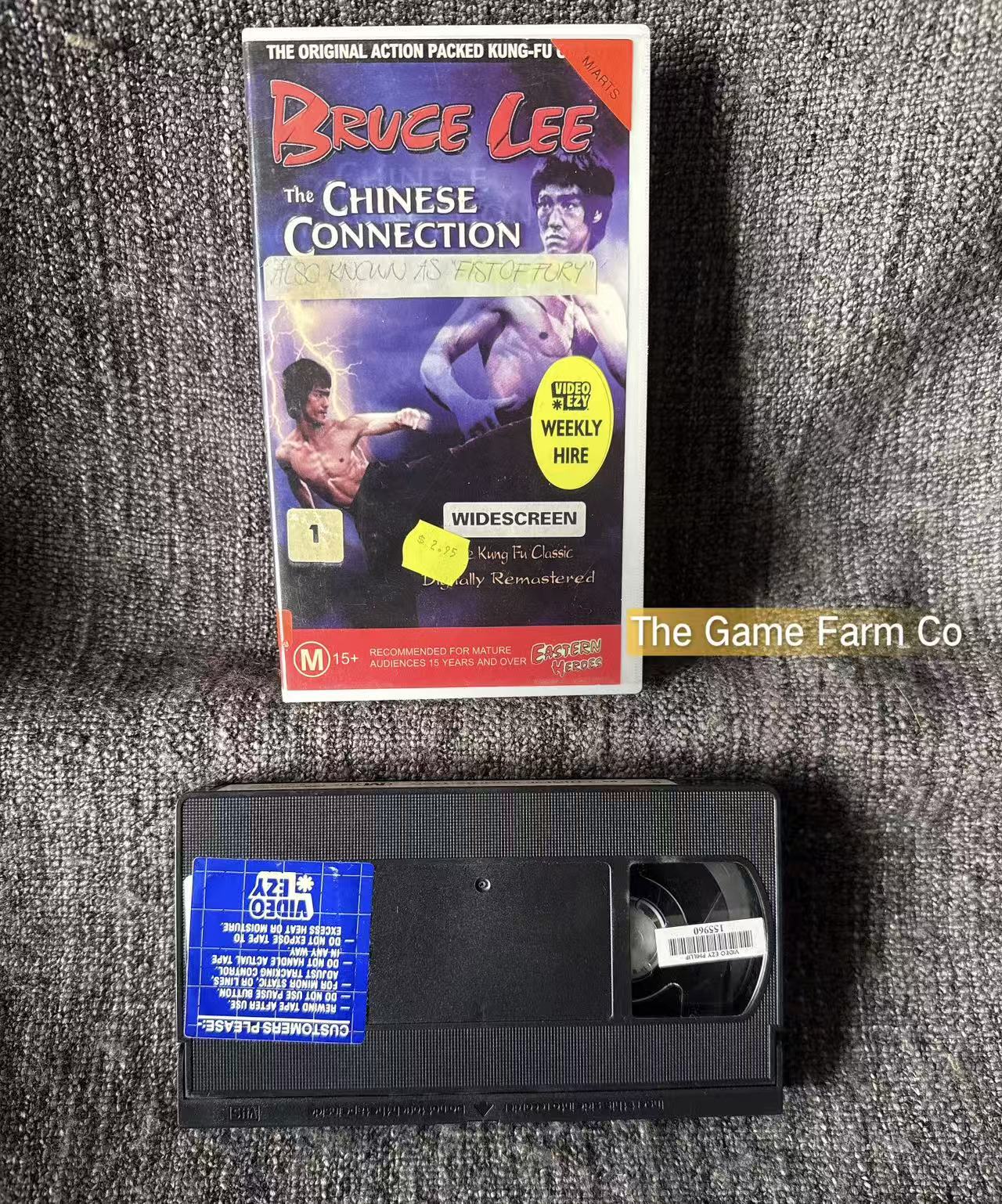 Bruce Lee: The Chinese Connection (VHS) Authentic Complete in Box (CIB) Martial Arts Classic