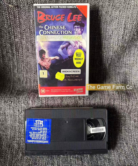 Bruce Lee: The Chinese Connection (VHS) Authentic Complete in Box (CIB) Martial Arts Classic