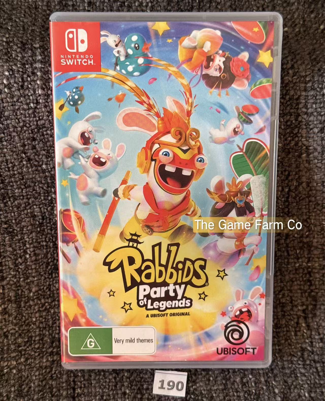 Rabbids: Party of Legends Nintendo Switch Physical Game CIB AUS Tested Used