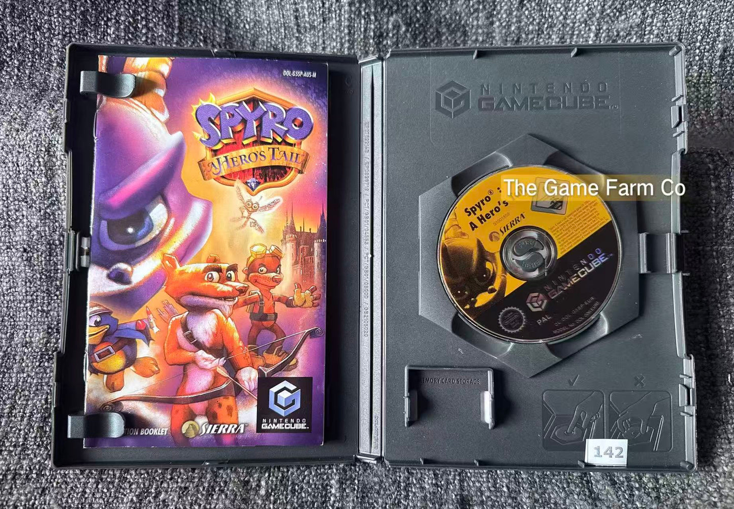 Spyro A Heros Tail (Nintendo GameCube) Complete CIB Manual PAL