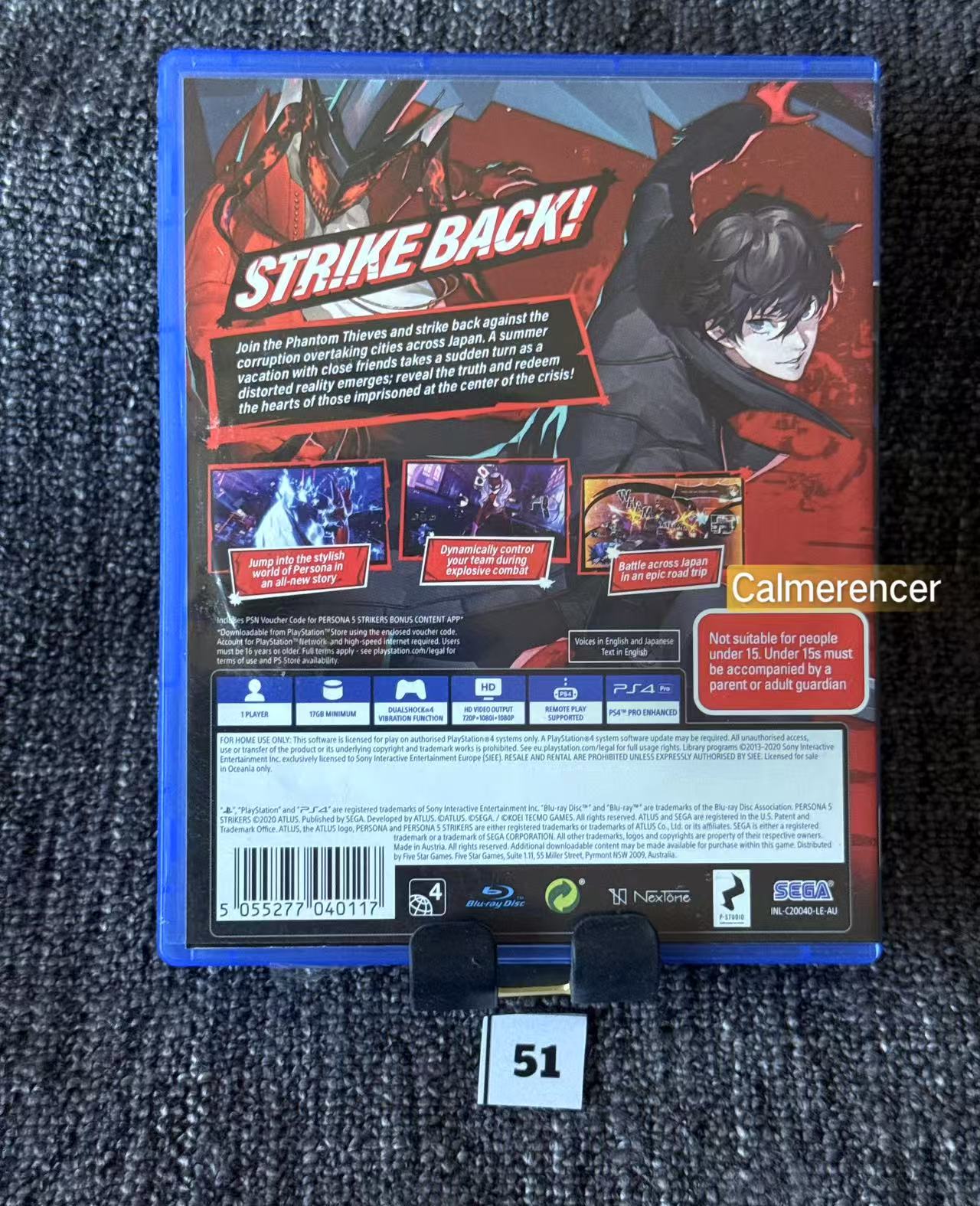 Persona 5 Strikers Sony Playstation 4 (PS4) Game