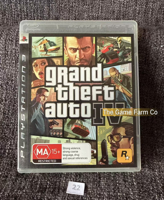 Grand Theft Auto IV 4 Game - PS3 - Sony Playstation 3
