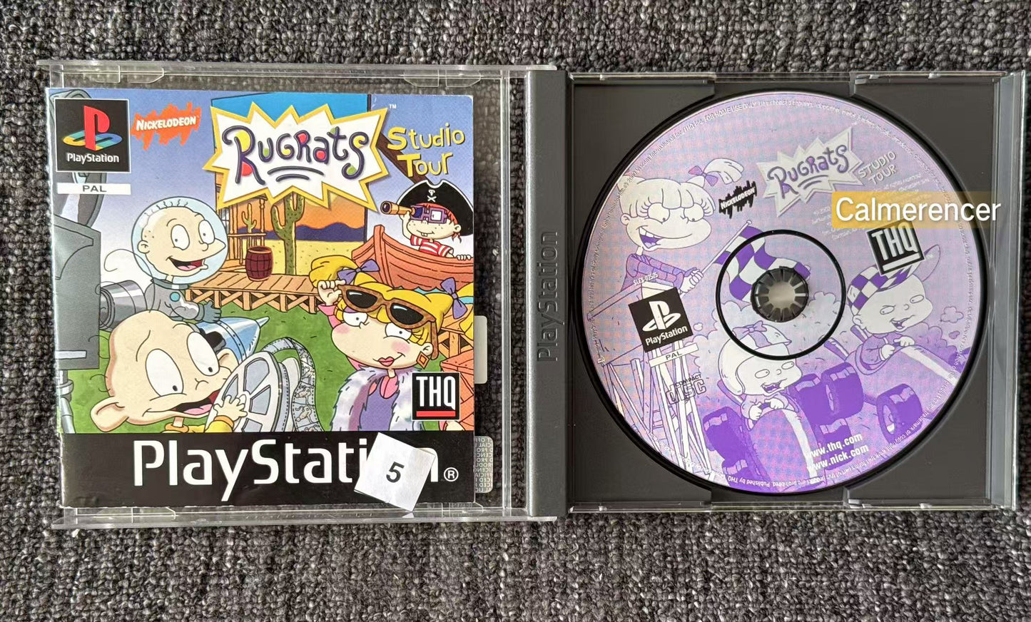 Rugrats Studio Tour - Sony Playstation One (PS1) Game