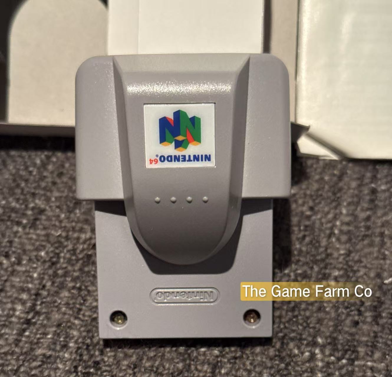 Nintendo 64 (N64) Rumble Pak boxed - Genuine