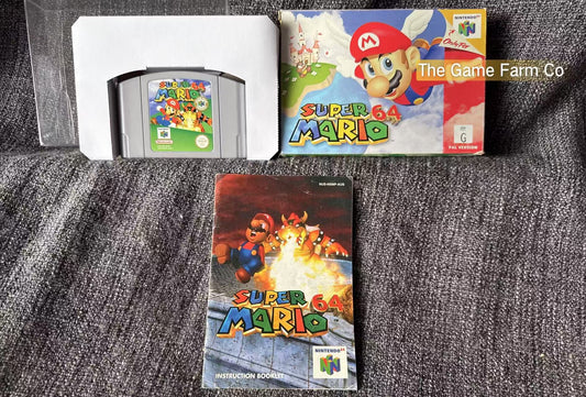 Super Mario 64 Game Boxed - Nintendo 64 / N64 - Pal Version