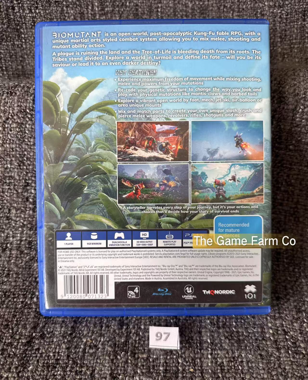 Biomutant Sony Playstation 4 (PS4) Game