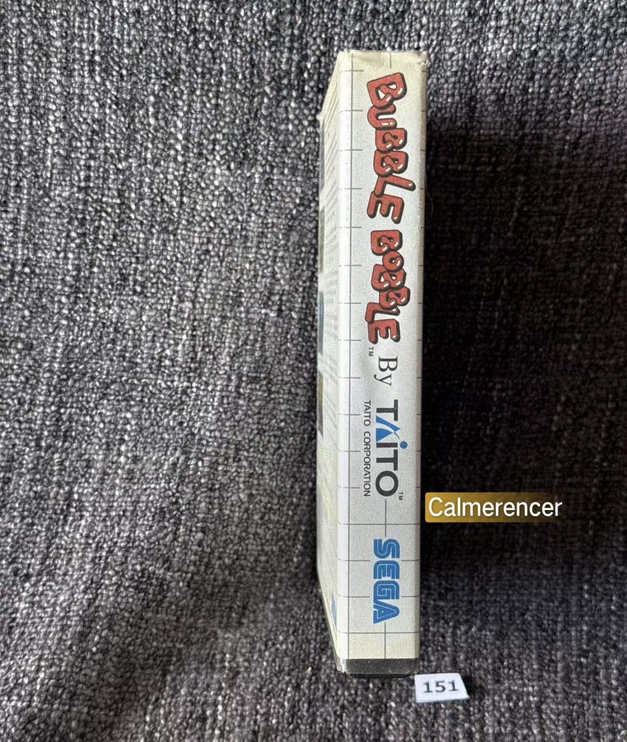 Bubble Bobble Game - No manual Sega Master System