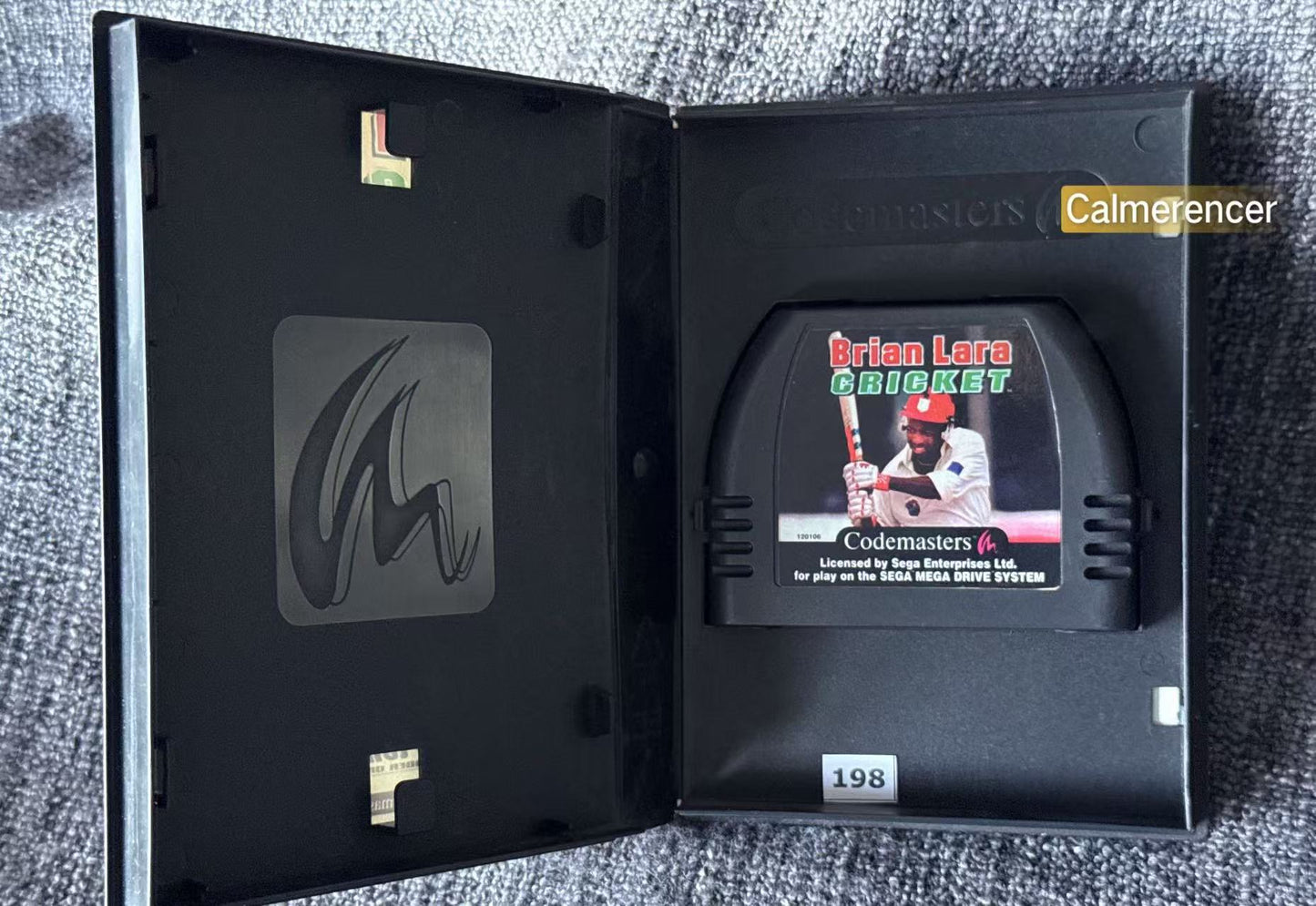 Brian Lara Cricket World Test Record Holder - No manual - Game - Sega Mega Drive
