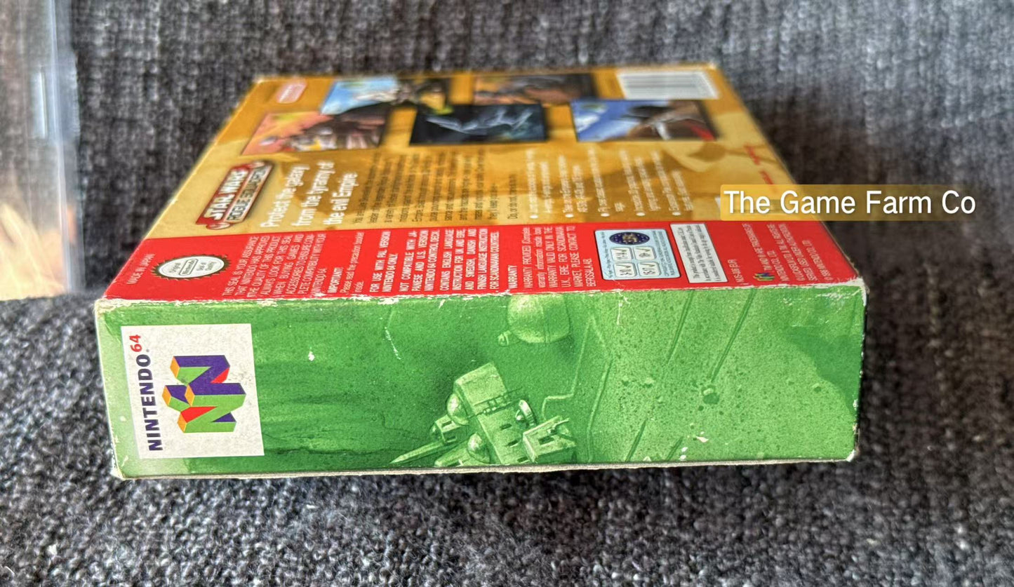 Star Wars Rouge Squadron Game Boxed - Nintendo 64 / N64 - Pal Version