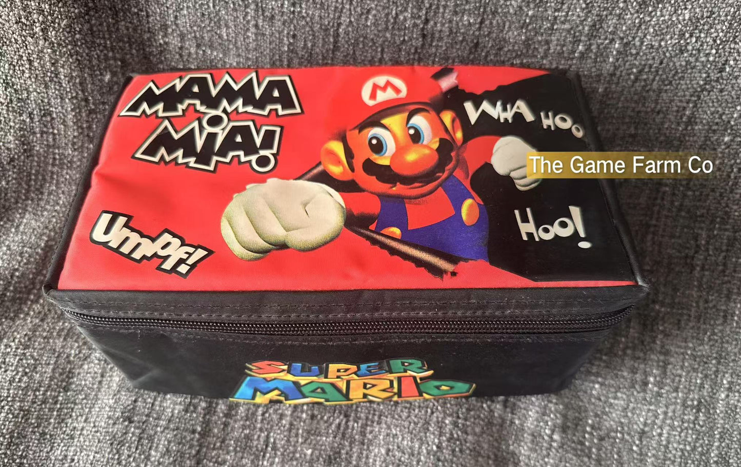 N64 Nintendo 64 Super Mario Carry Case Bag Lunch Box In Excellent Condition - AZ Designz