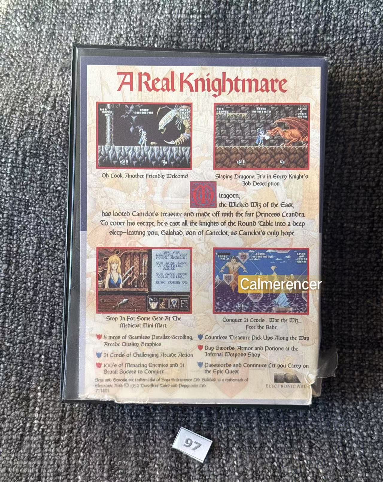 Galahad - Game - Sega Genesis