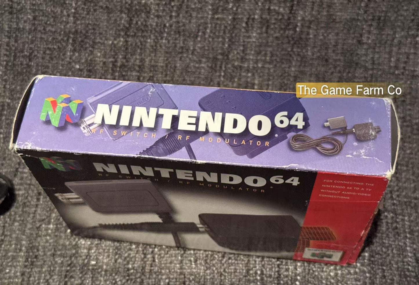 Genuine N64 RF switch Boxed - Pal Version