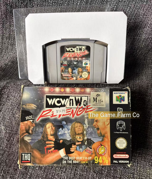 WCW NWO Revenge Game Boxed - Nintendo 64 / N64 - Pal Version