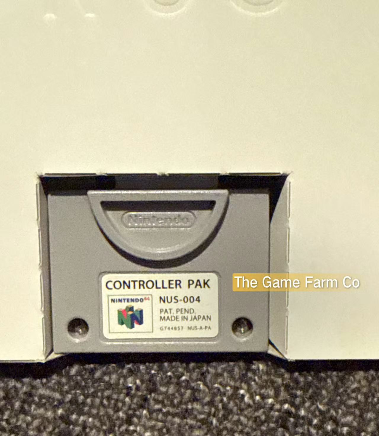 Genuine N64 Memory/Controller Pak Boxed - Pal Version