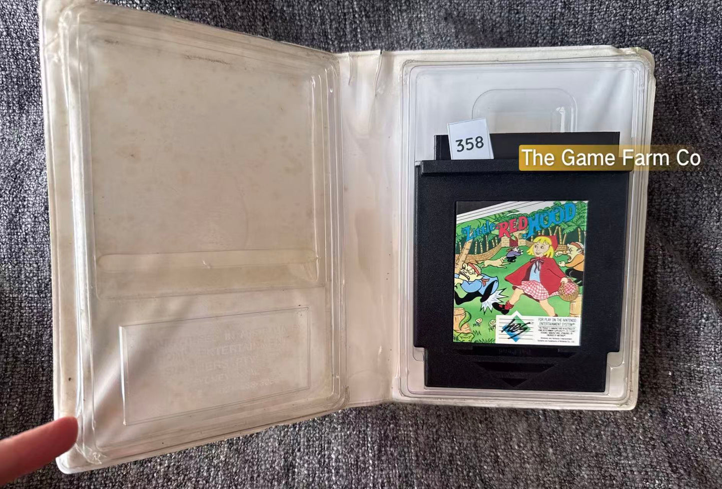 Little Red Hood Game - Nes/Hes - Nintendo / Entertainment System - Pal Version