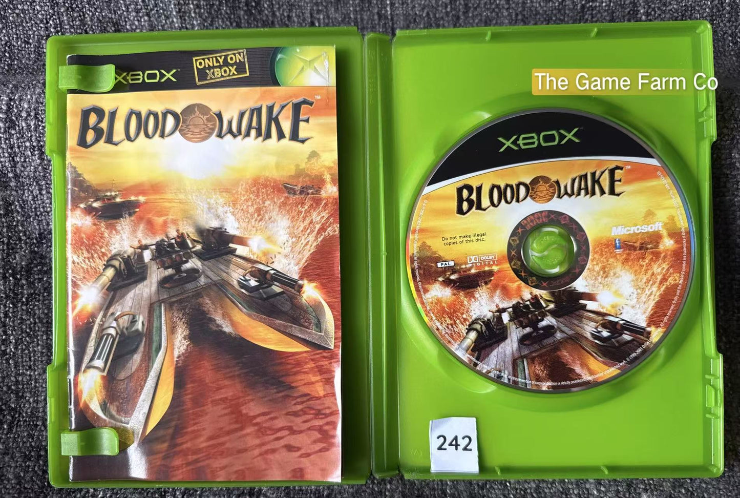 Blood Wake Game Microsoft Xbox Original